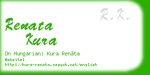 renata kura business card